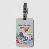 ラスベガス オーダーメイド ラゲッジタグ (正面縦)