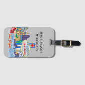 ラスベガス オーダーメイド ラゲッジタグ (正面横)