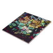 ラスベガス、カジノシンボルや象徴、ダブルエクスポージャー タイル (側面)