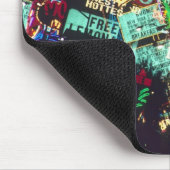 ラスベガス、カジノシンボルや象徴、ダブルエクスポージャー マウスパッド (コーナー)