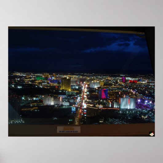 ラスベガス – ガラスに頼らない#1ポスタープリント ポスター (正面)
