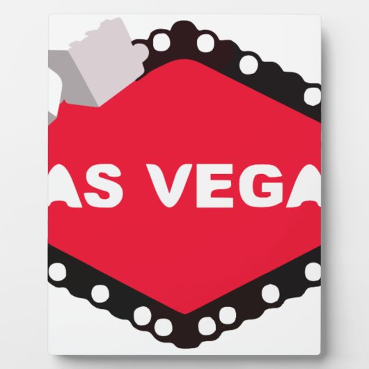 ラスベガス サイコロ ライト ギャンブル カジノ 勝ち 負け フォトプラーク (正面)