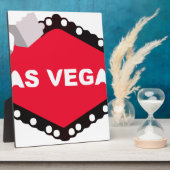ラスベガス サイコロ ライト ギャンブル カジノ 勝ち 負け フォトプラーク (側面)