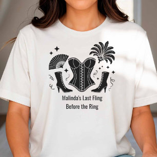 ラスベガス ショーガール ブライズメイド バチェラー・パーティー Tシャツ