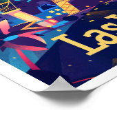 ラスベガス – シンシティアフターダークヴィンテージ旅行 ポスター (角)