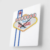 ラスベガス スクエア壁時計 (傾斜)