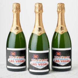 ラスベガス！ スパークリングワインラベル