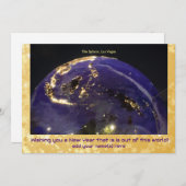 ラスベガス スフィア 新年のご挨拶 シーズンカード (正面/裏面)