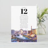 ラスベガス テーブル番号 席順チャート 招待状 (スタンド正面)