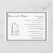 ラスベガス·デスティネーション·ウエディング·ディレクションズ エンクロージャーカード (正面)