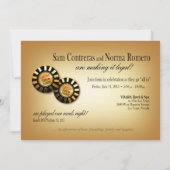 ラスベガス デラックス ウェディング | 砂 招待状 (裏面)