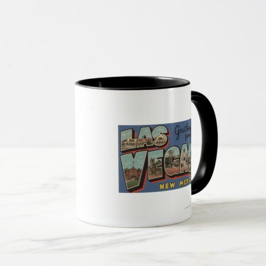 ラスベガス,ニューメキシコ – ラージレターシーン2 マグカップ (正面右)