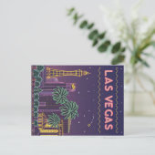 ラスベガス：ネオンの街並み ポストカード (スタンド正面)