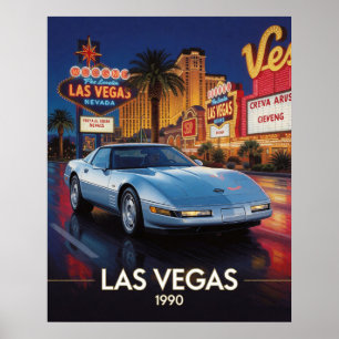 ラスベガス ネオン ロード カルチャー 1990 ネバダ ポスター
