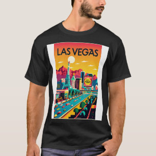 ラスベガス・ネバダのヴィンテージ旅行のポスター Tシャツ