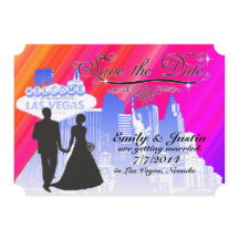 ラスベガス、ネバダの眺めの日付カードを救って下さい