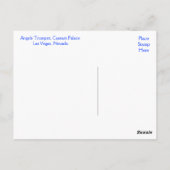 ラスベガス，ネバダシーザーズパレスカジノポストカード ポストカード (裏面)