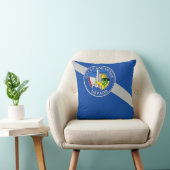 ラスベガス、ネバダ州フラッグアメリカンMoJo枕 クッション (椅子)