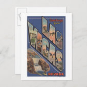 ラスベガス、ネバダ州 - 大きな文字のシーン 2 ポストカード (正面/裏面)