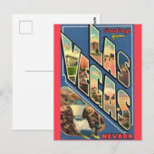 ラスベガス ネバダ州 挨拶 ポストカード (正面/裏面)