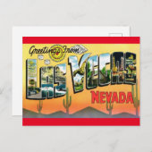 ラスベガス・ネバダ旅行はがき ポストカード (正面/裏面)