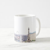 ラスベガス・ネバダ結婚スカイラインの名前 コーヒーマグカップ (正面右)