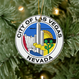 ラスベガス（ネバダ）市印 セラミックオーナメント