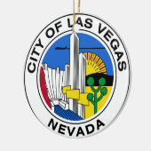 ラスベガス(ネバダ)市印 セラミックオーナメント (左)