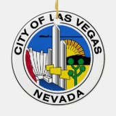 ラスベガス(ネバダ)市印 セラミックオーナメント (裏面)
