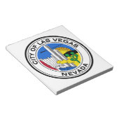 ラスベガス（ネバダ）市印 ノートパッド (アングル)