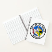 ラスベガス(ネバダ)市印 ノートブック (内部)