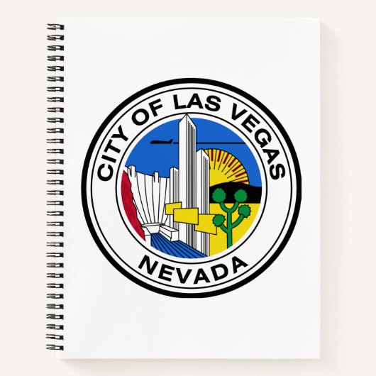 ラスベガス(ネバダ)市印 ノートブック (正面)