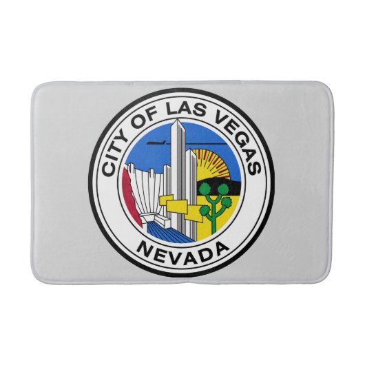 ラスベガス(ネバダ)市印 バスマット (正面)