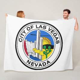 ラスベガス（ネバダ）市印 フリースブランケット