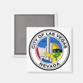 ラスベガス(ネバダ)市印 マグネット (正面/裏面)