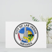 ラスベガス（ネバダ）市印 便箋 (スタンド正面)