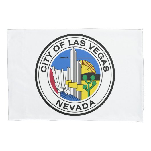ラスベガス(ネバダ)市印 枕カバー (正面)