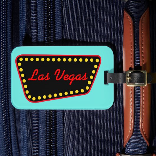 ラスベガス バケーション スーツケース 新婚旅行 荷物タグ ラゲッジタグ (正面インサイチュ4)