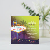 ラスベガス・バチェラーパーティー招待状 招待状 (スタンド正面)