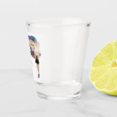 ラスベガス・バチェロレッテ・パーティーの金髪の花嫁 ショットグラス (右)