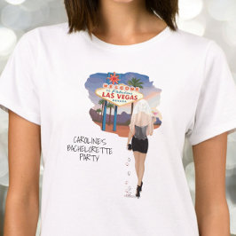ラスベガス・バチェロレッテ・パーティーの金髪の花嫁 Tシャツ