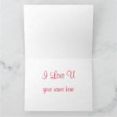 ラスベガス バレンタインデー カード (内部)