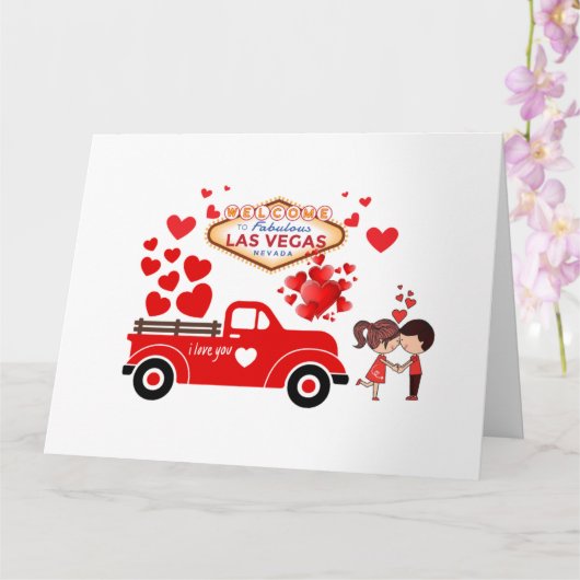 ラスベガス バレンタインデー カード (蘭)
