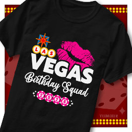 ラスベガス バースデースコード 2026 トリップ ピンクリップ スター Tシャツ