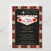 ラスベガス バースデー セレブレーション | パーティー ご招待 招待状 (正面)