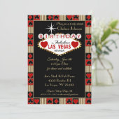 ラスベガス バースデー セレブレーション | パーティー ご招待 招待状 (スタンド正面)
