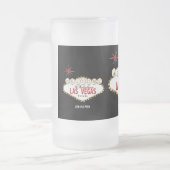 ラスベガス - パーソナライズド フロストグラスビールジョッキ (左)