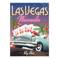 ラスベガス ビンテージ スタイル 旅行ポスター