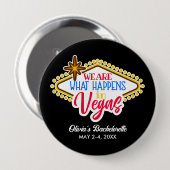 ラスベガス ブライズパーティー オリジナル ボタン 缶バッジ (正面&裏面)