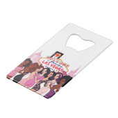 ラスベガス ブライズパーティー クレジットカード栓抜き (正面アングル)